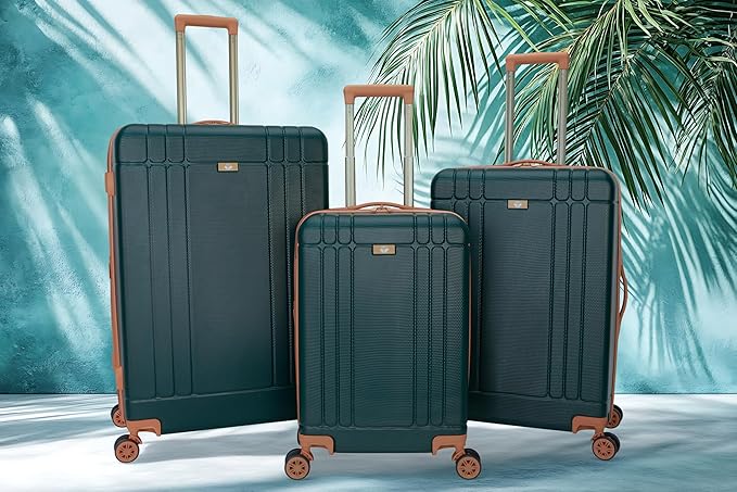 Dockers Hooper Hardside Expandable 8-Wheel Spinner Travel Carry On Luggage, 20-Inch, Ponderosa Pine