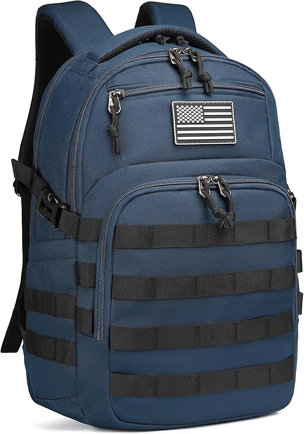 Wotony Military tactical backpack, backpack for men black small tactical assault bag