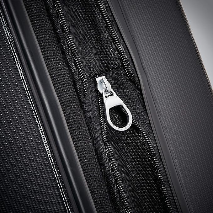 Samsonite Winfield 3 DLX Hardside Expandable Luggage with Spinners, Black, 3-Piece Set (20/25/28)