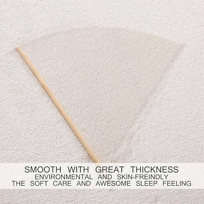 HOZY Soft Blanket King Size Fleece Warm Fuzzy Throw Blankets for The Bed Sofa Lightweight 350GSM Ivory 90"*108"