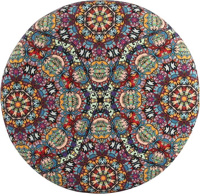 Sigmat Memory Foam Seat Cushion Anti-Slip Soft Round Stool Cushion Chair Pad 13 Inch Graphic
