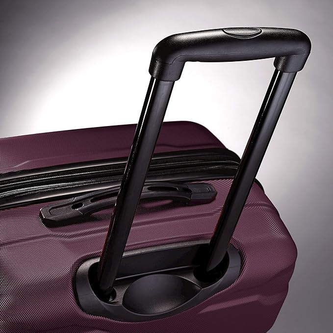 Samsonite Omni Pc Hardside Expandable Luggage with Spinner Wheels (Purple, 2-Piece Set (20/28))