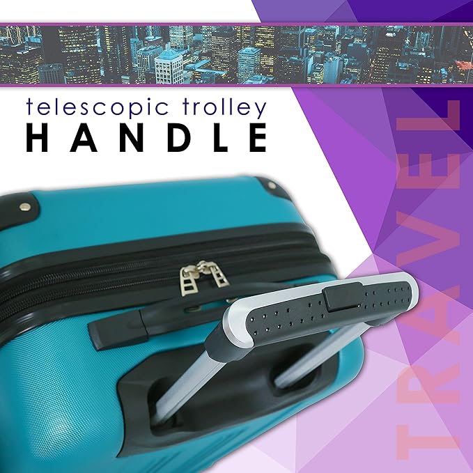 Travelers Club Chicago Hardside Expandable Spinner Luggage, Purple, 22" Carry-On