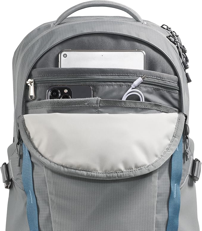 The North Face Recon Everyday Laptop Backpack - Daypack, Water Repellent, Laptop Sleeve, 2 Water Bottle Pockets, Concrete, One Size