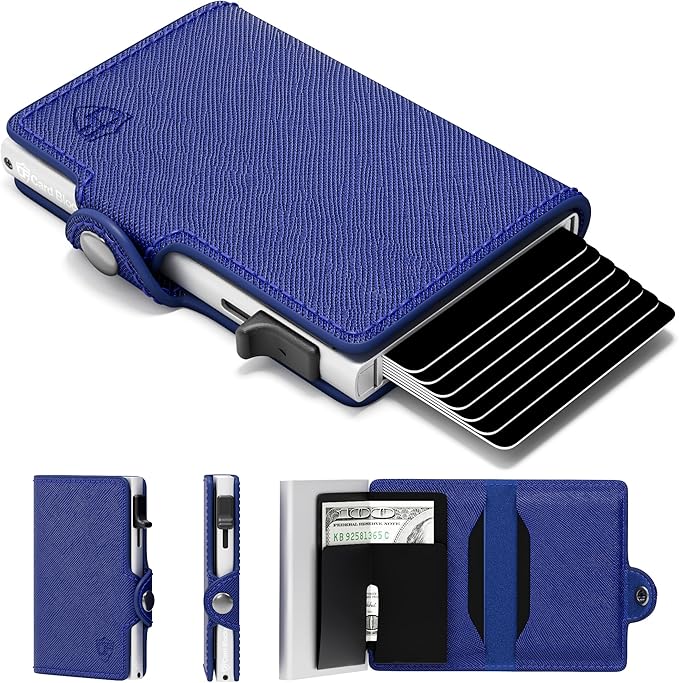 Conceal Plus Pop Up Wallet for Women – Slim Wallet for Small Purse & Crossbody Bag with Quick Card Access and RFID Blocking – Compact Card Holder (4-6 Card Capacity)