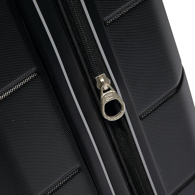 American Tourister Stratum 2.0 Expandable Hardside Luggage with Spinner Wheels, 24" SPINNER, Jet Black