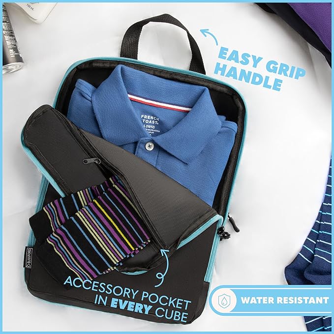 Compression, 4 Set/6 Set Packing Cubes for Carry on Suitcase, Organizer Bags Set
