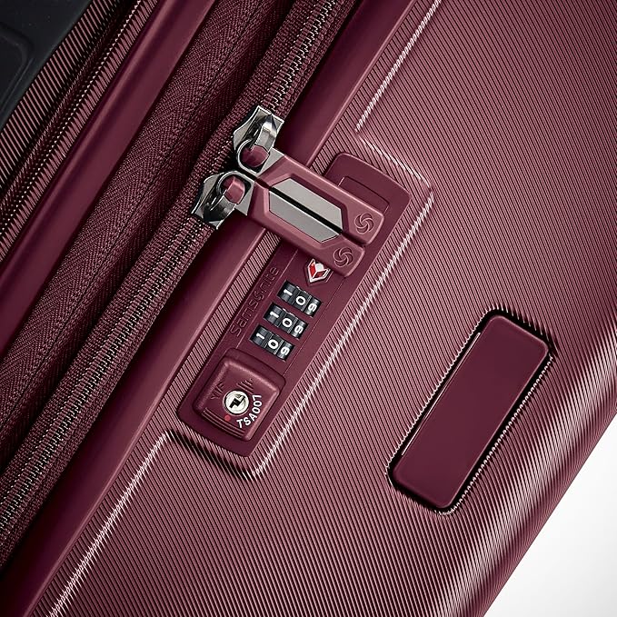 Samsonite Stryde 2 Hardside Expandable Luggage with Double Spinner Wheels, Medium Glider, Merlot