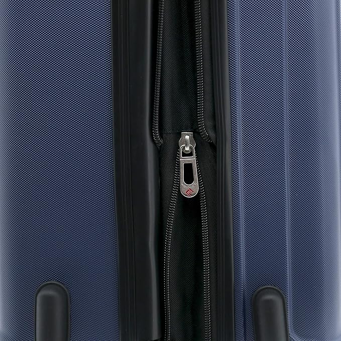 Travelers Club Midtown Hardside 4-Piece Luggage Travel Set, Navy Blue