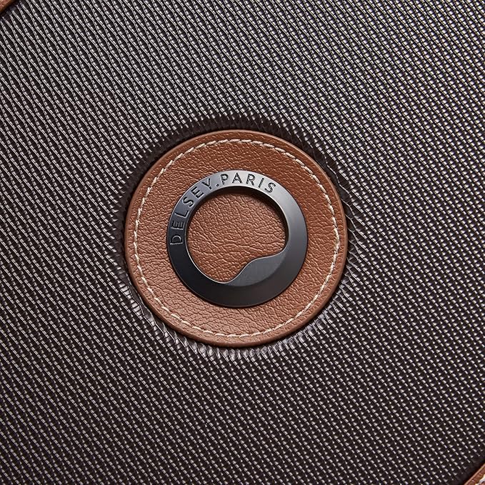 DELSEY PARIS Chatelet Air 2.0 Hardside Luggage with Spinner Wheels, Chocolate Brown, 2 Piece Set, (24/28)