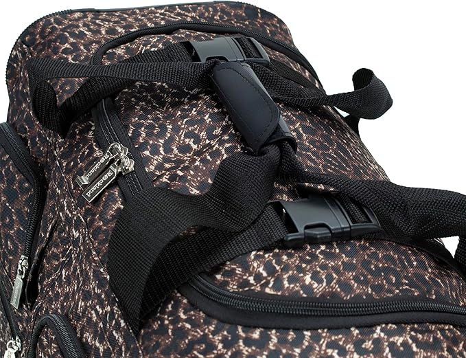 Rockland Rolling Duffel Bag, Black, 22"
