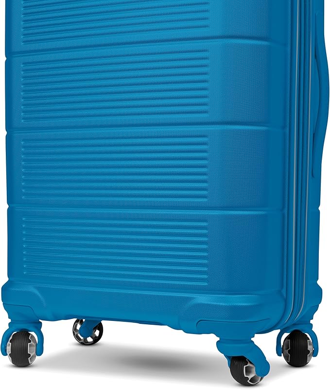 American Tourister Stratum 2.0 Expandable Hardside Luggage with Spinner Wheels, Adriatic Sea, 3-Piece Set (20/24/28)