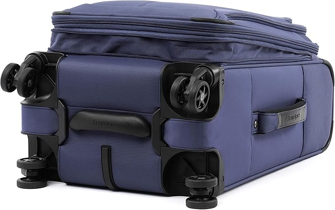 Travelpro Tourlite Softside 2-Piece Set, Expandable Luggage, 4 Spinner Wheels, Lightweight Suitcase, 21" Carry-On, 25" Checked Medium, Blue