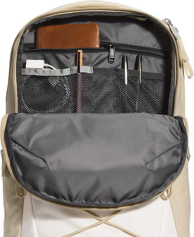 THE NORTH FACE Women's Every Day Jester Laptop Backpack, Gravel/Gardenia White, One Size