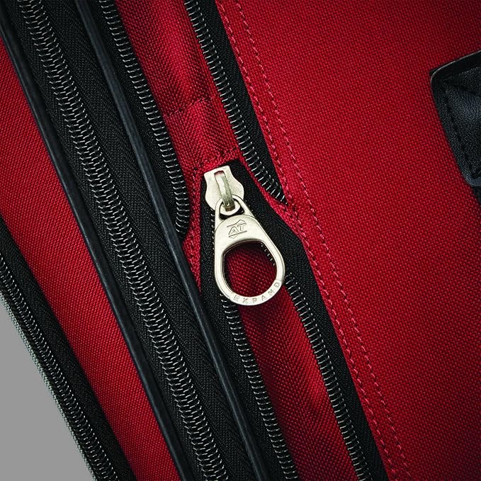 American Tourister Fieldbrook XLT Softside Upright Luggage, Red/Black, 4-Piece Set (BB/DF/21/25)