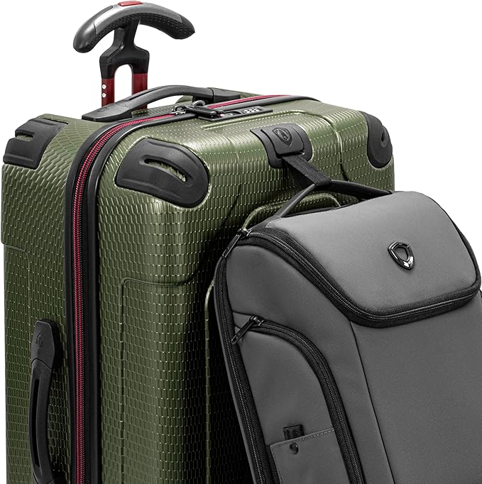 Traveler's Choice Maxporter II Polycarbonate Hardside Trunk with Spinner Wheels, Green, 28-Inch Medium Trunk