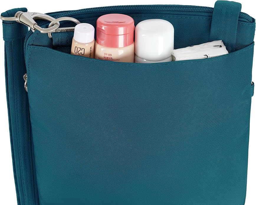 Travelon Anti-theft Classic Slim Double Zip Crossbody