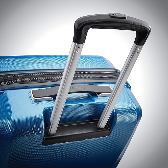 Samsonite Winfield 3 DLX Hardside Expandable Luggage with Spinners, Blue/Navy, 2-Piece Set (20/25)