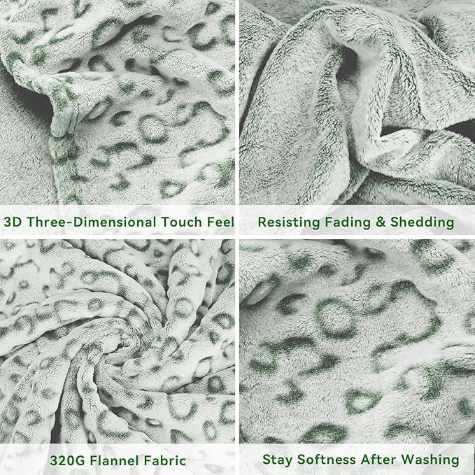 ZHIKU Blankets & Throws King Size Soft Fleece Blanket Throw Blankets for Bed