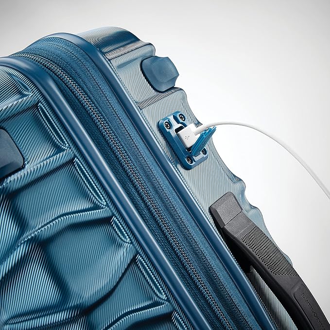 Samsonite Stryde 2 Hardside Expandable Luggage with Double Spinner Wheels, Carry On Glider, Deep Teal