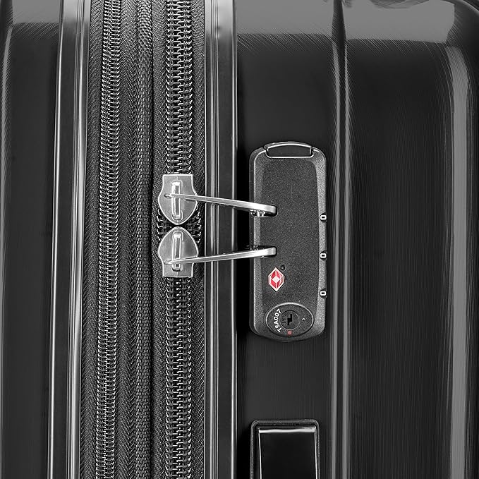 Samsonite Winfield 2 Hardside Expandable Luggage with Spinner Wheels, Brushed Anthracite, Checked-Medium 24-Inch