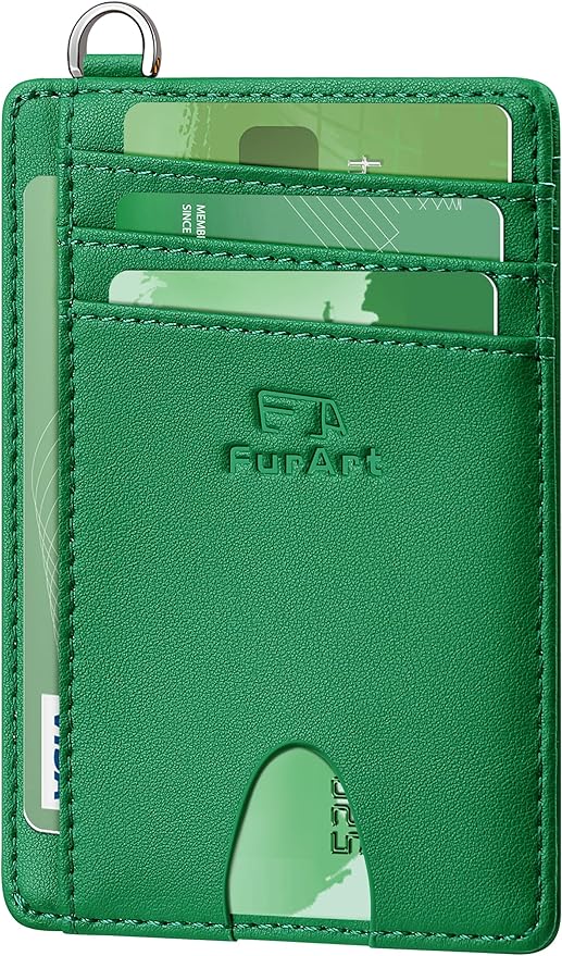 FurArt Slim Minimalist Wallet, Front Pocket Wallets, RFID Blocking, Credit Card Holder for Men