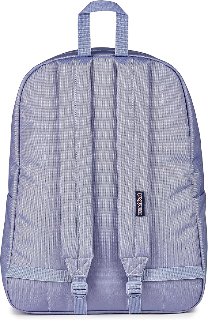 JanSport SuperBreak One Backpack - Durable, Lightweight Bag with 1 Main Compartment, Front Utility Pocket with Built-in Organizer, Premium Backpack, Lavender Ash