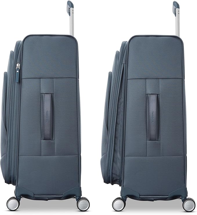 Samsonite UpLIFT Lightweight Softside Carry-On Luggage with Spinner Wheels - Expandable - Airline-Approved, Polyester Soft Suitcase for Ultra Light Travel - Cerulean Blue
