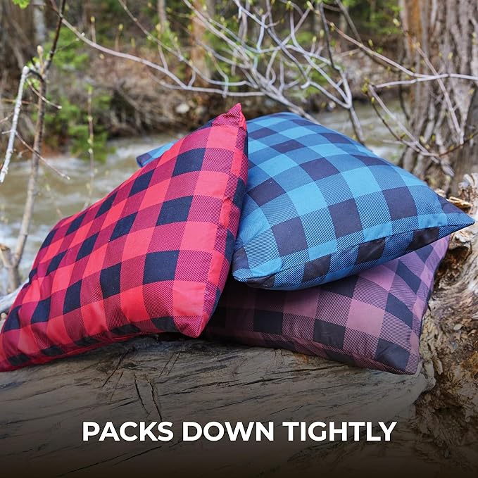 TETON Sports Camp Pillow; Great for Travel, Camping and Backpacking; Washable, Color