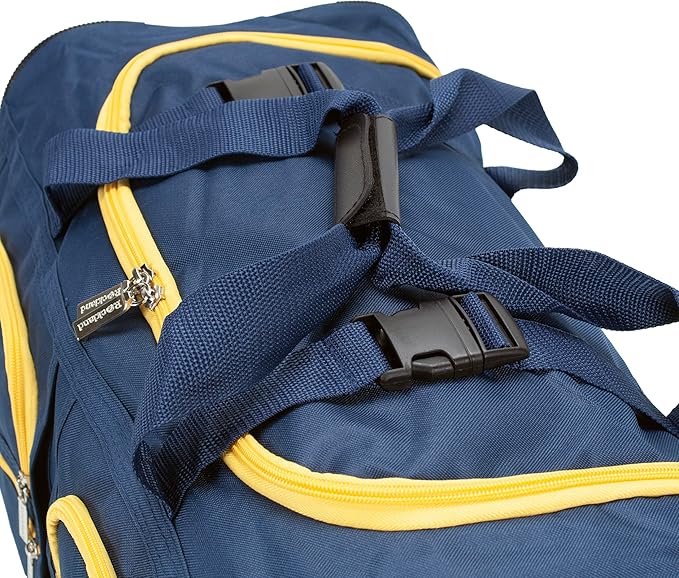 Rockland Rolling Duffel Bag, Black, 22"