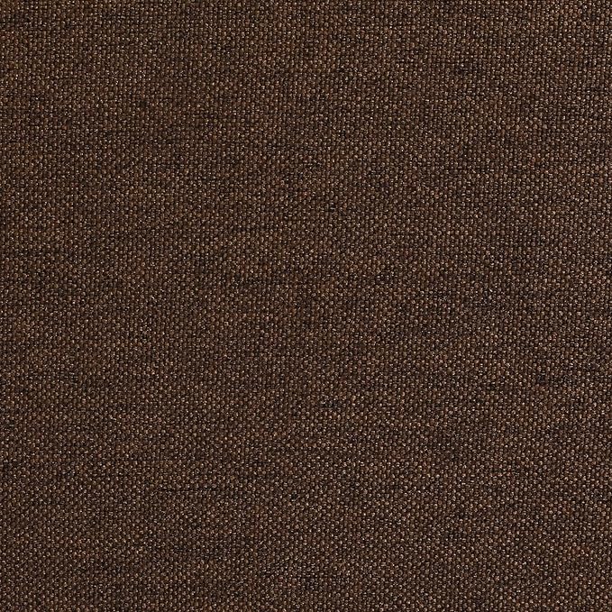 AAAAAcessories D-Shaped Chair Cushions, 2" Thick Dining Chair Pads with Ties and Removable, Machine-Washable Cover, 17" x 16", Set of 4, Brown