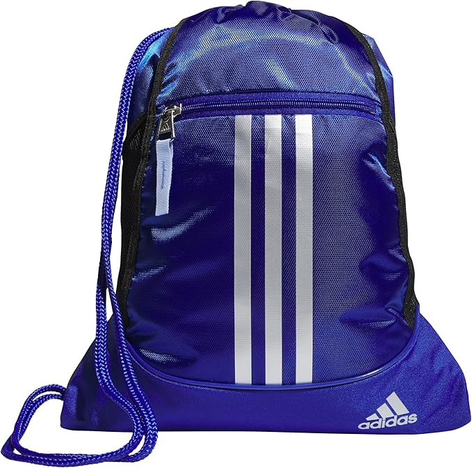adidas Alliance Sackpack – Drawstring Backpack for Sports, Small Gym Bag