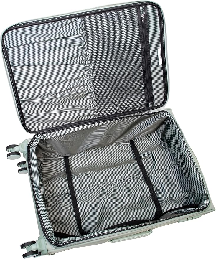 It Luggage Lustrous Luxe 28" Softside Checked 8 Wheel Spinner, Desert Sage