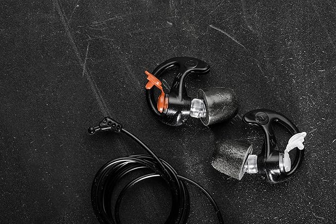 SureFire EP7 Sonic Defenders Ultra filtered Earplugs w/ Comply Canal Tips, reusable