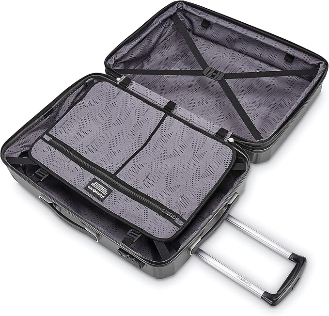 Samsonite Winfield 3 DLX Hardside Luggage with Spinners, 3-Piece Set (20/25/28), Graphite Grey