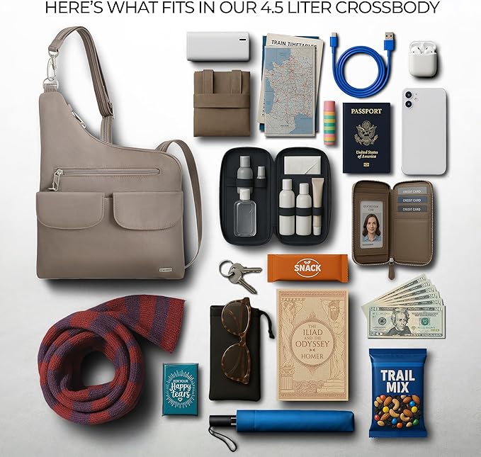 Travelon Anti-Theft Classic Crossbody Bag