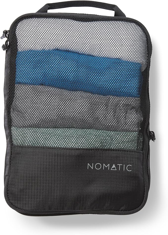 NOMATIC Packing Cubes, Compression Luggage Organizers for Carry-On, Suitcases, Travel Bags, Medium