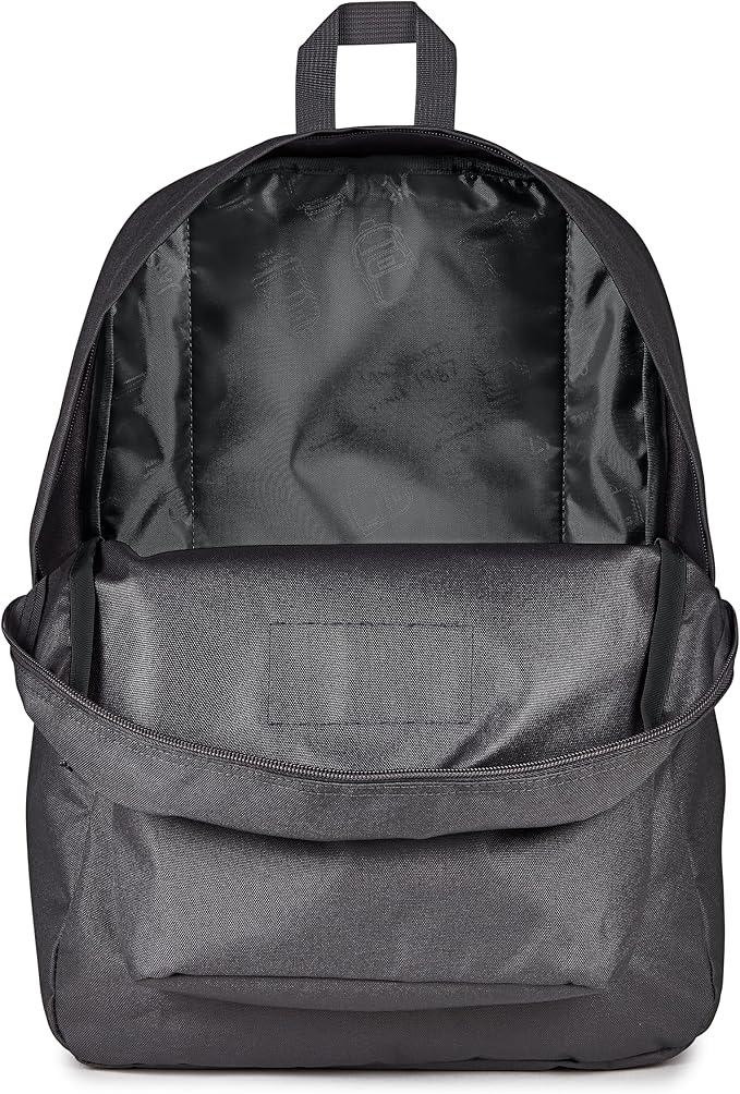 JanSport SuperBreak One Backpack - Durable, Lightweight Bag with 1 Main Compartment, Front Utility Pocket with Built-in Organizer, Premium Backpack, Smokey Grit