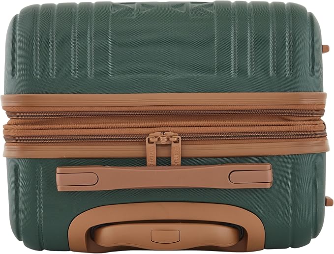 Wrangler 22" and 18" Heartland 2-Piece Carry-On Luggage Set, Satin Moss