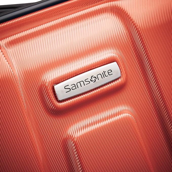 Samsonite Centric Hardside Expandable Luggage with Spinner Wheels, Burnt Orange, Carry-On 20-Inch
