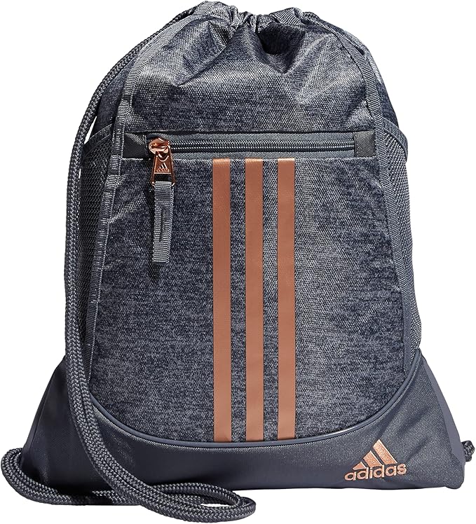 adidas Alliance Sackpack – Drawstring Backpack for Sports, Small Gym Bag