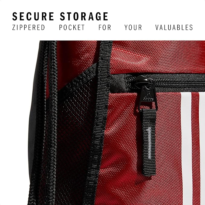 adidas Alliance Sackpack – Drawstring Backpack for Sports, Small Gym Bag