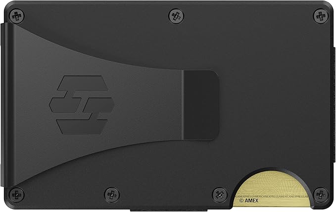 Hayvenhurst Wallet For Men - Reinvented Design Men's Wallet - Slim, Minimalistic & Seamless Card Case, Blocks RFID Scanners, Holds 12 Cards (Obsidian)