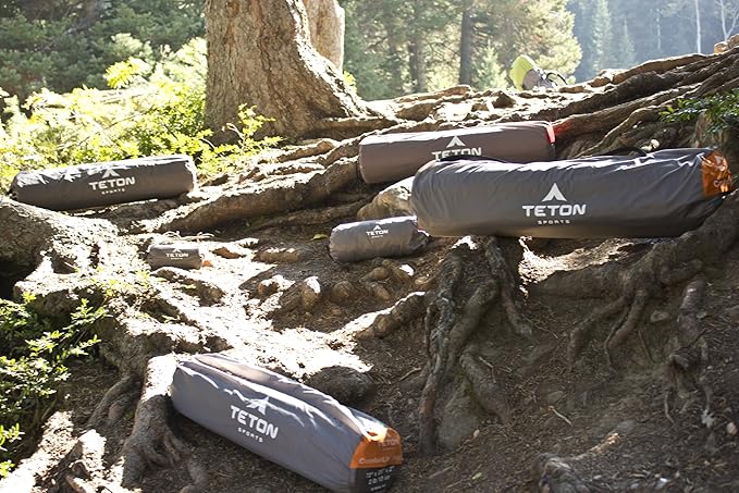 Teton Camping Seat Cushion; Stadium Seat; Office Chair; Car Pad; Inflatable, Orange