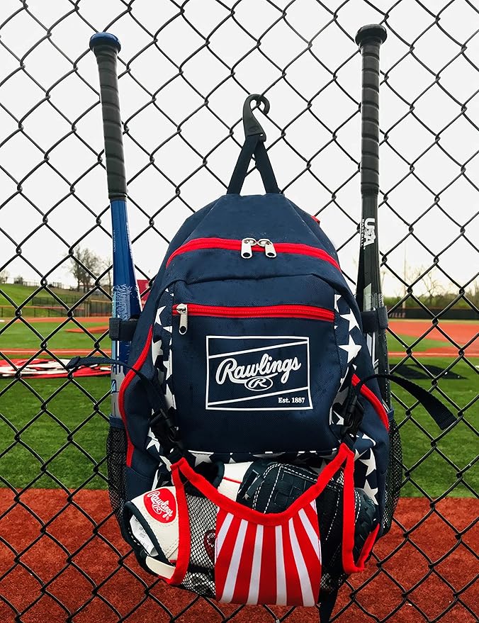 Rawlings | REMIX Backpack Equipment Bag | T-Ball & Youth Baseball / Softball | USA