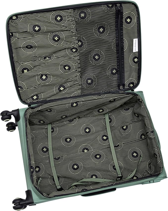 It Luggage Circulator 32" Softside Checked 8 Wheel Expandable Spinner, Hedge Green