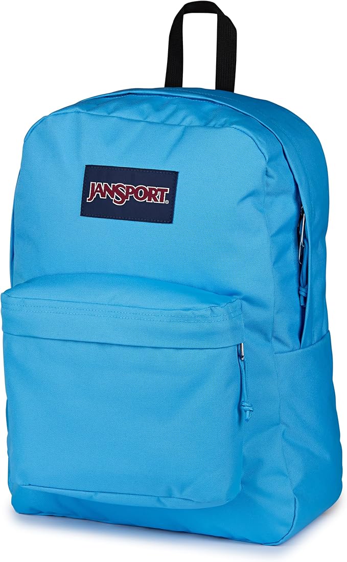 JanSport SuperBreak One Backpack - Durable, Lightweight Bag with 1 Main Compartment, Front Utility Pocket with Built-in Organizer, Premium Backpack, Electric Azul