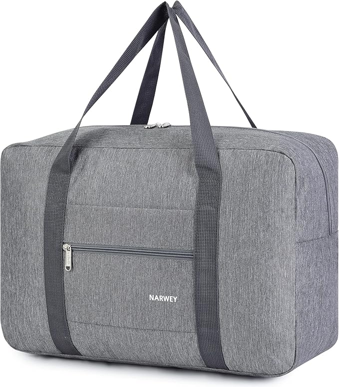 For Spirit Airlines Personal Item Bag 18x14x8 Foldable Travel Duffel Bag Tote Carry on Luggage Duffle Overnight for Women and Men