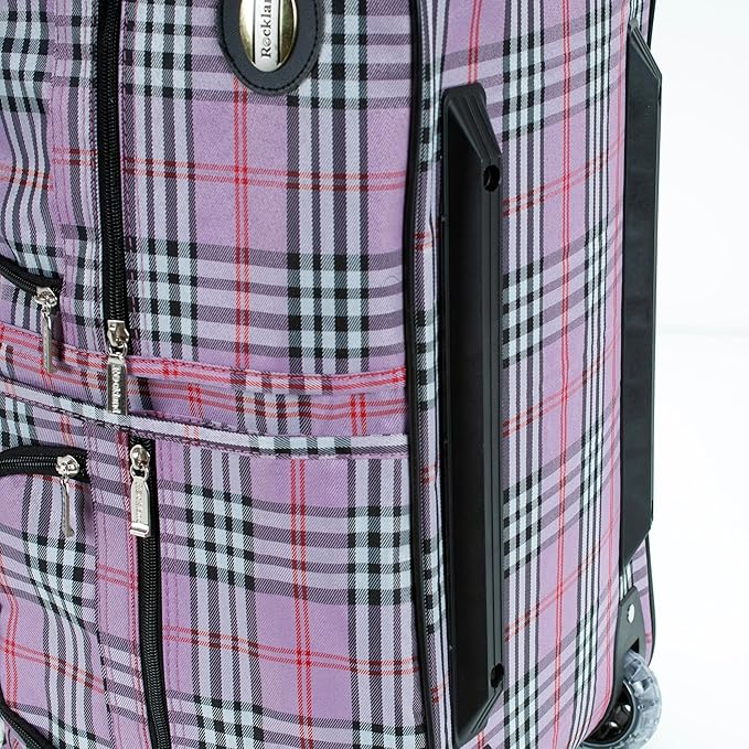 Rockland Rolling Duffel Bag, Black, 22"