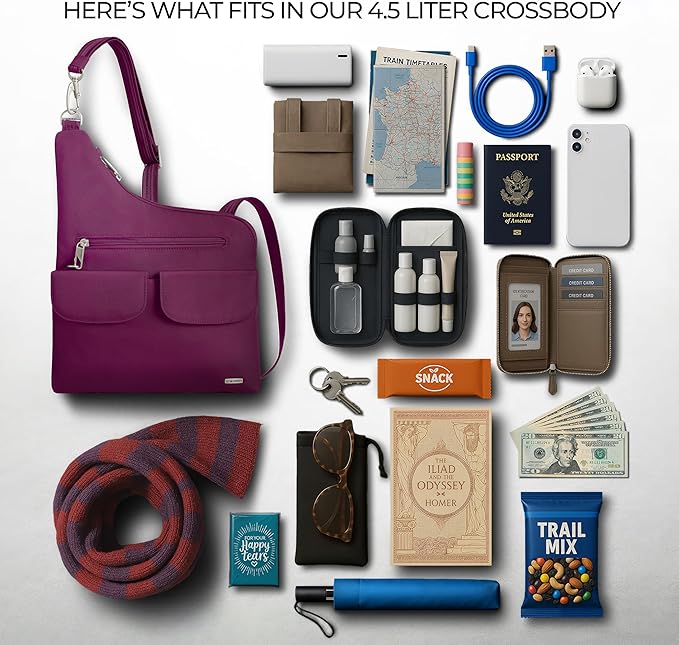 Travelon Anti-Theft Classic Crossbody Bag